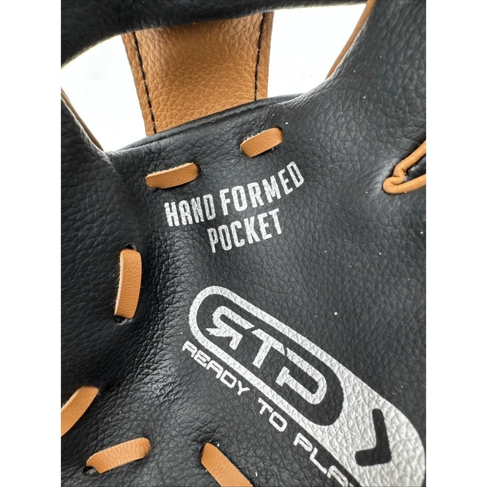 Baseball Glove Right Hand Throw Youth ‎ Franklin 9.5 Inch Black and Brown